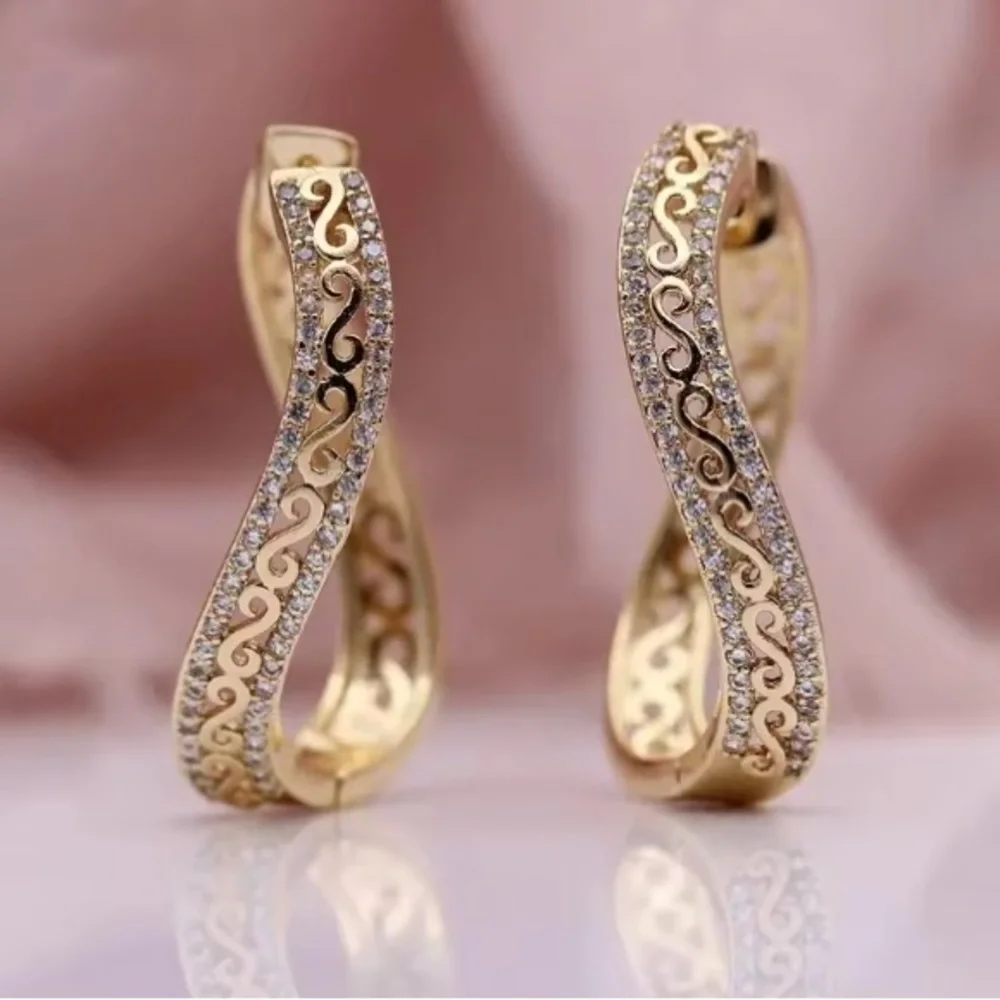 Creative Retro Hollow Design Earrings. - Picture 5 of 6